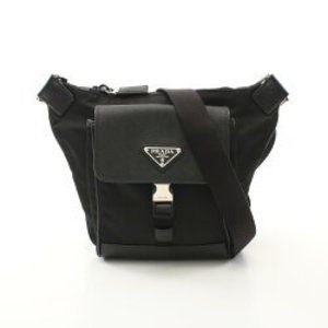 Prada Re Nylon Shoulder Bag Black
